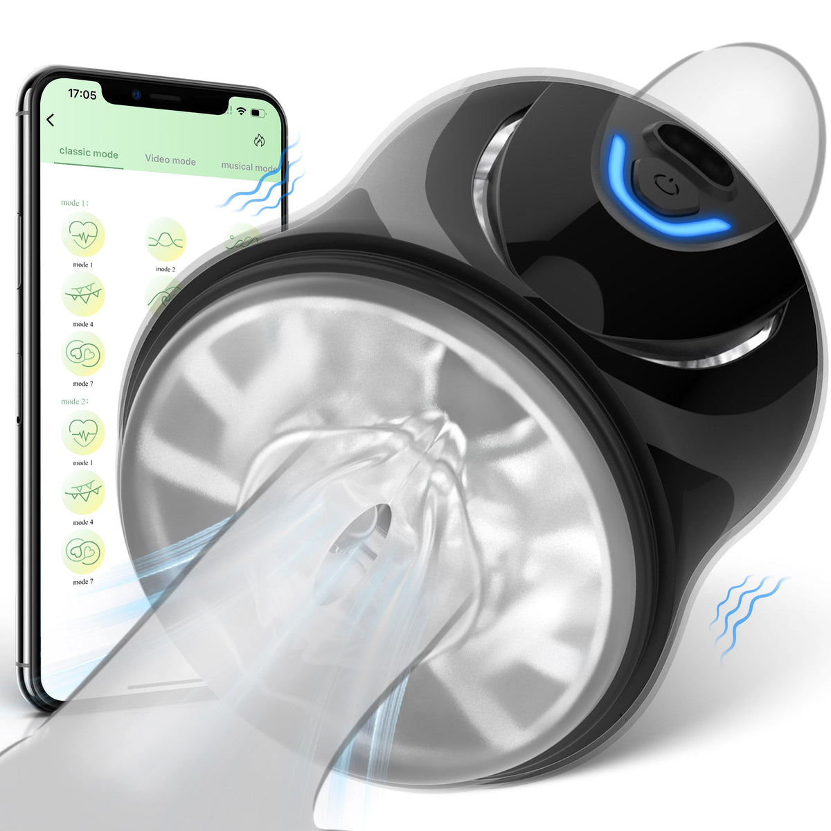 Baron App Vibrating Stroker