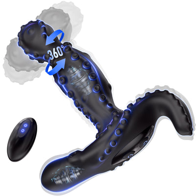360° Anal Butt Plug Adult Toy-10 Rotaion & Vibration