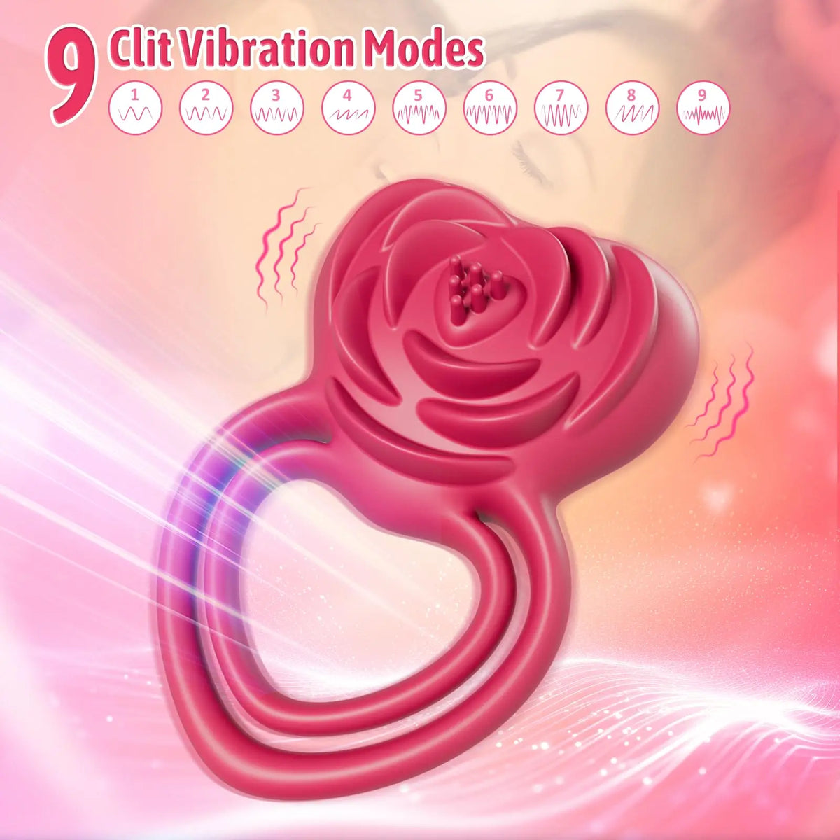Rosebud Vibrating Cock Ring