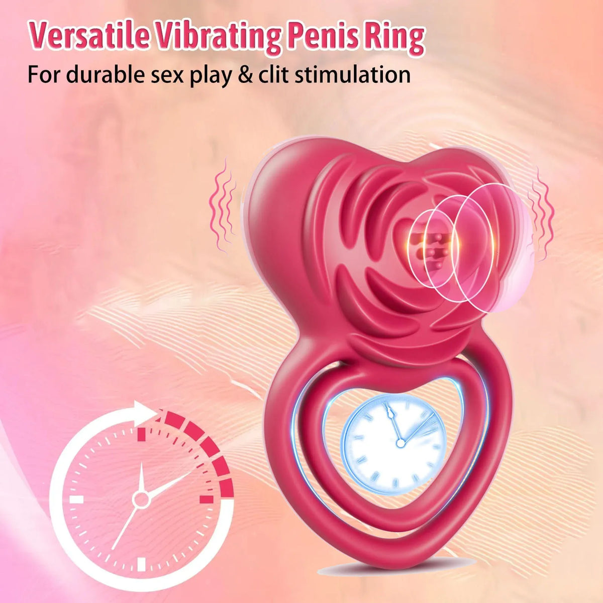 Rosebud Vibrating Cock Ring