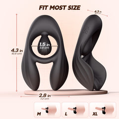 3 Motors Penis Ring-Vibraing
