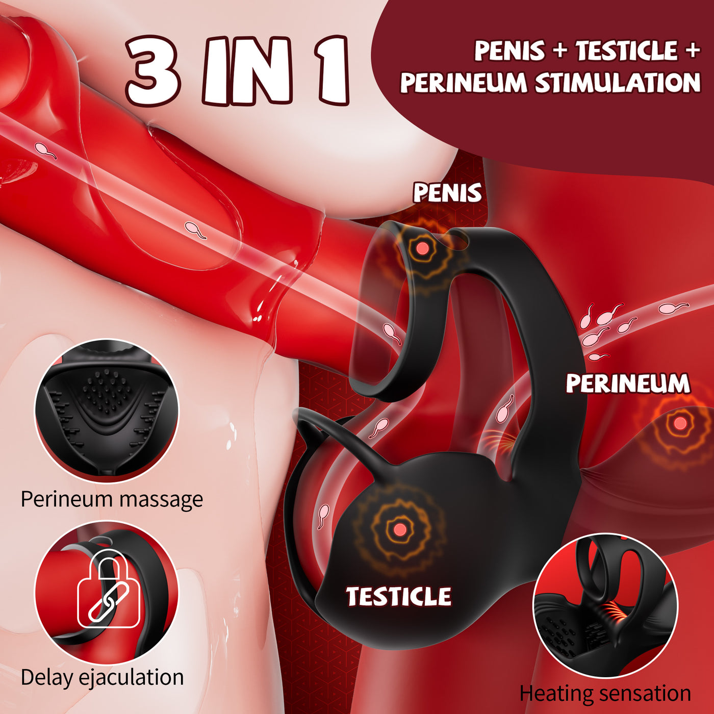 3-in-1 Cock Ring