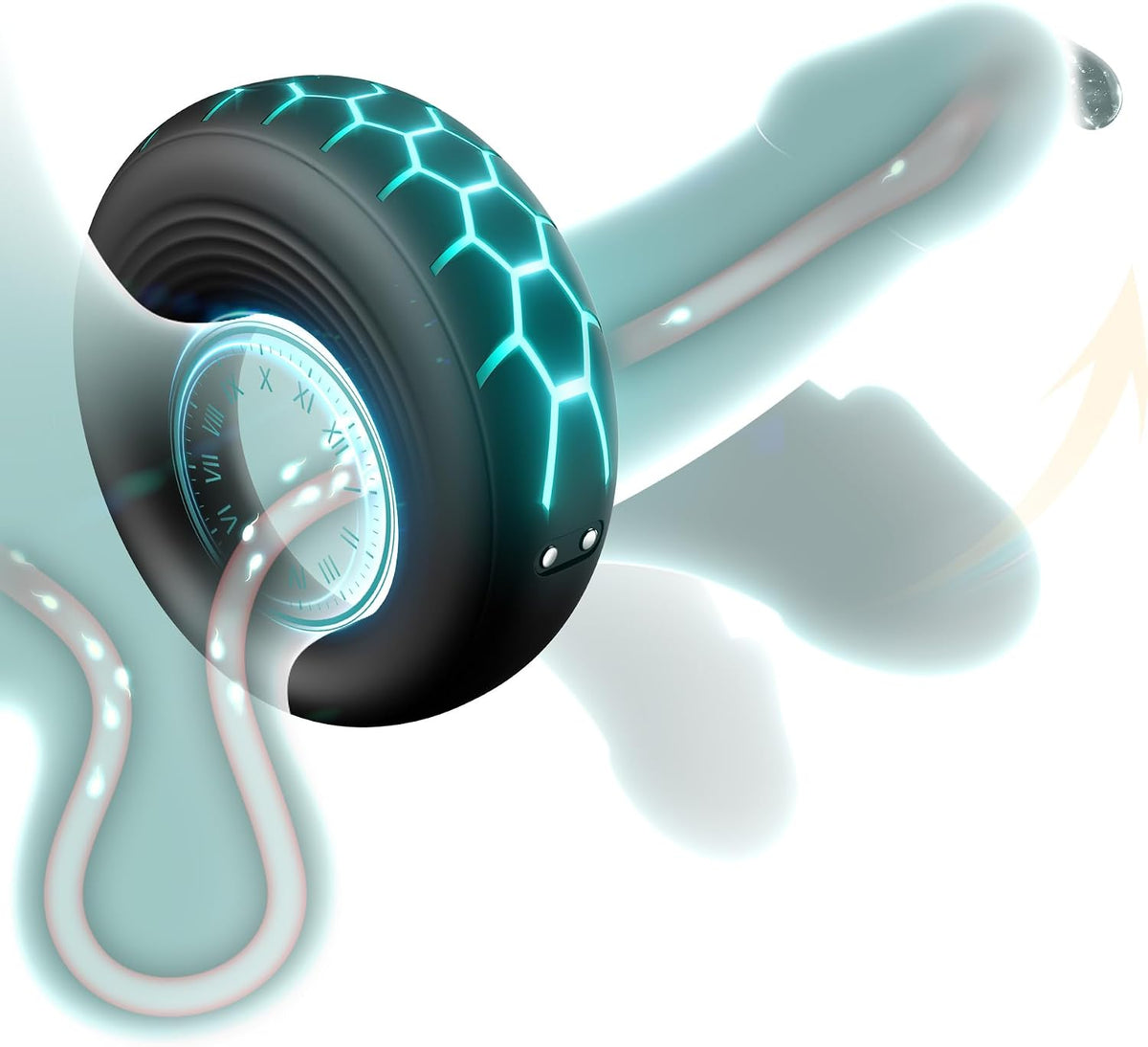 Slate Vibrating Cock Ring