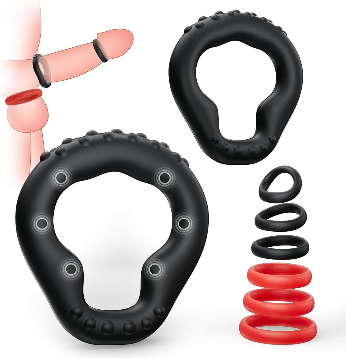 Octo 8-Piece Ring Set