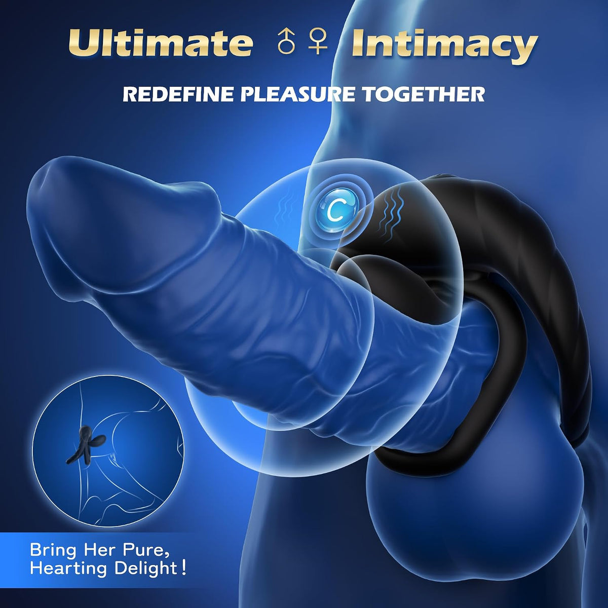 Nico App Dual Cock Ring