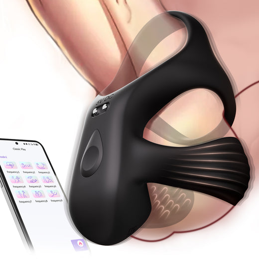 APP Control Vibrating Cock Ring-Fit All Size