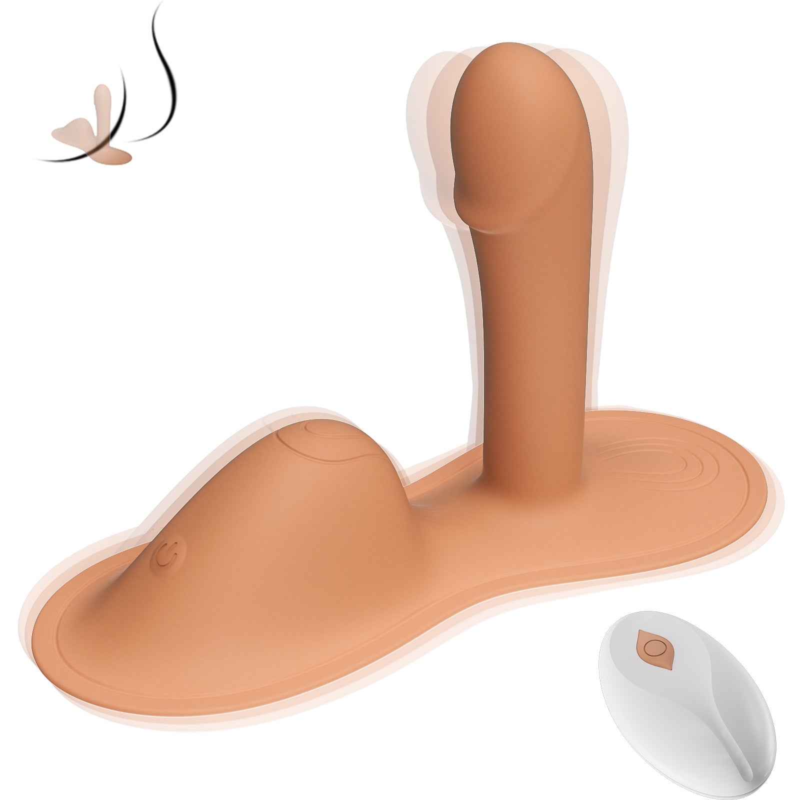 Female ride vibrating dildo, G-spot anal stimulation, suitable for couples