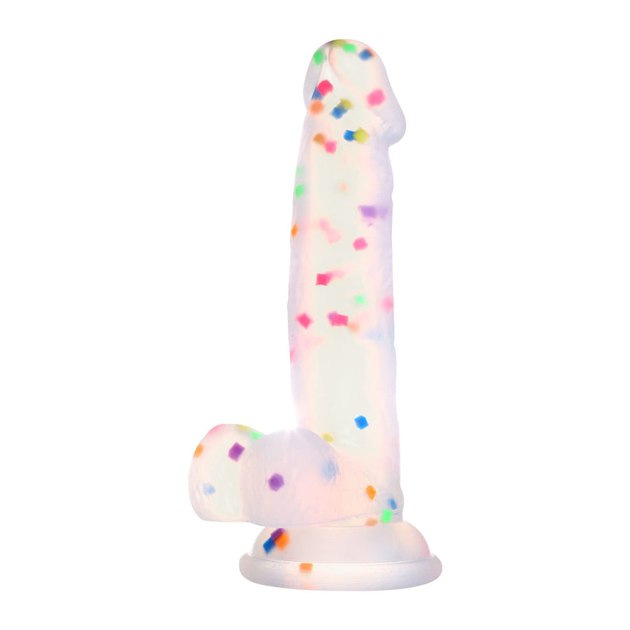 Confetti Suction Dildo