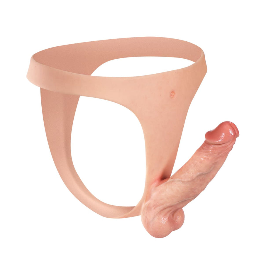 Nick | 6.3" x 1.5" Lightweight Solid Strap On Dildo With Slim Secure Harness
