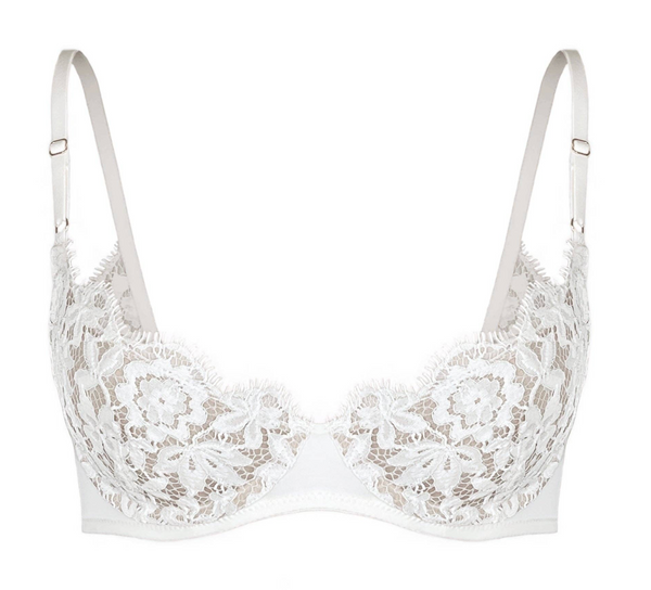 Frisson Scoop Demi Bra Crystal: Crystal