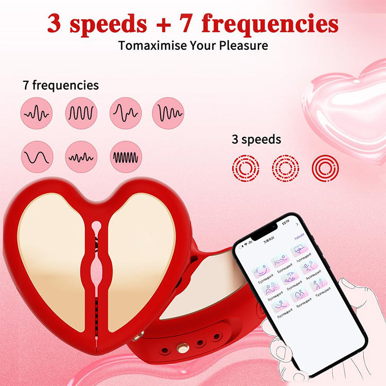 Heart App Nipple Clips