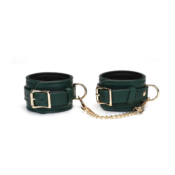 Hand cuffs - leather buckle